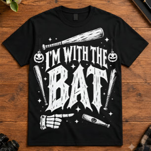 Camiseta Aficionado de cómics estoy con el murciélago estil