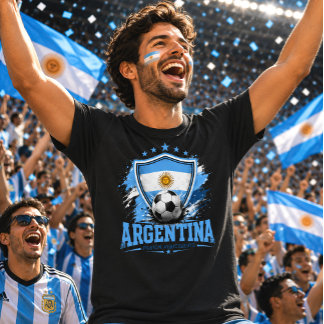 Camiseta Aficionado de fútbol argentino Albiceleste Fútbol