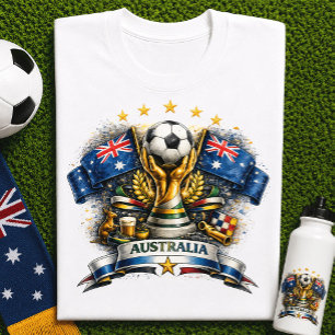Camiseta Aficionado de Fútbol Australiano Copa Mundial de F