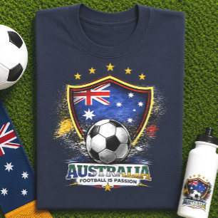 Camiseta Aficionado de Fútbol Australiano Copa Mundial de F