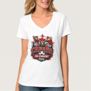Camiseta Aficionado de Fútbol Canadá Oh Canadá 2026