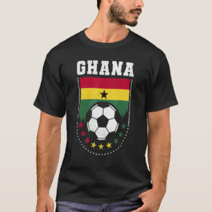 Camiseta Aficionado de fútbol con bandera de Ghana