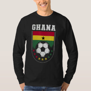 Camiseta Aficionado de fútbol con bandera de Ghana
