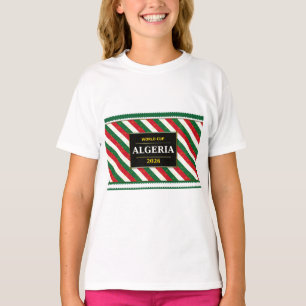 Camiseta Aficionado de Fútbol de Argelia 2026 con Patrones 