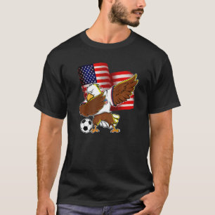 Camiseta Aficionado de fútbol de EE. UU. que hace dabbing c