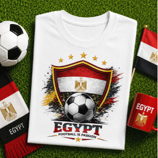 Camiseta Aficionado de Fútbol de Egipto Copa Mundial de Fút