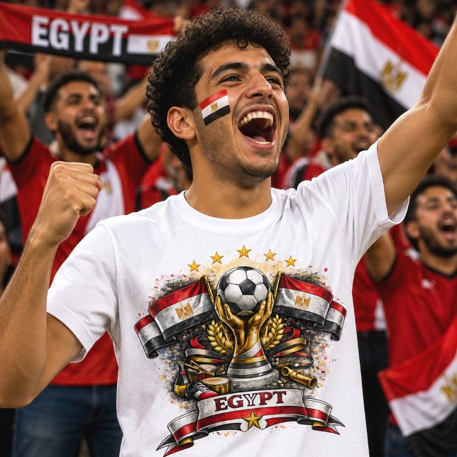 Camiseta Aficionado de Fútbol de Egipto Copa Mundial de Fút (Subido por el creador)
