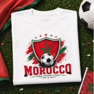 Camiseta Aficionado de Fútbol de Marruecos Atlas Lions Fútb