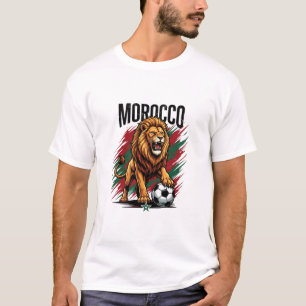 Camiseta Aficionado de Fútbol de Marruecos León 2026