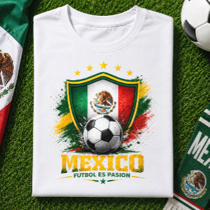 Camiseta Aficionado de Fútbol de México El Tri Fútbol Copa