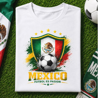 Camiseta Aficionado de Fútbol de México El Tri Fútbol Copa