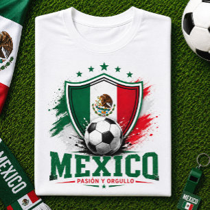 Camiseta Aficionado de Fútbol de México El Tri Fútbol Copa