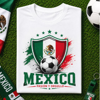 Camiseta Aficionado de Fútbol de México El Tri Fútbol Copa