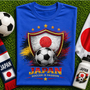 Camiseta Aficionado de Fútbol Japonés Copa Mundial de Fútbo