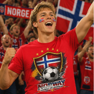 Camiseta Aficionado de Fútbol Noruego Copa Mundial de Fútbo