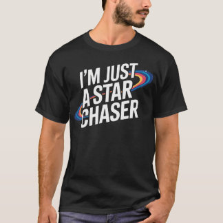 Camiseta Aficionado de la Astronomía Amateur Telescopio