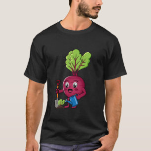 Camiseta Aficionado de la jardinería de remolacha adorable