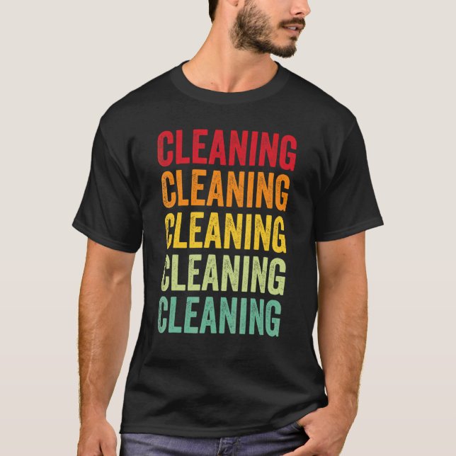 Camiseta Aficionado de la limpieza Diseño Arcoíris (Anverso)