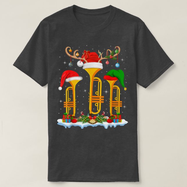 Camiseta Aficionado de la música de trompeta Iluminación de (Diseño del anverso)