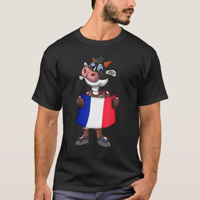 Camiseta Aficionado de vaca de Francia (Anverso)