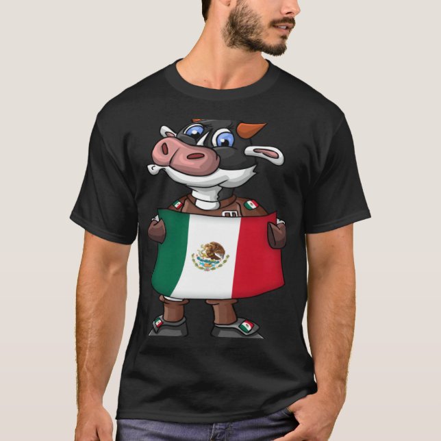 Camiseta Aficionado de Vaca de México (Anverso)