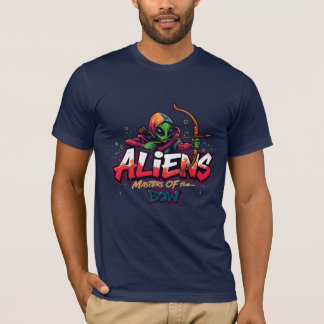 Camiseta aficionado jugando al estilo de tiro con arco graf