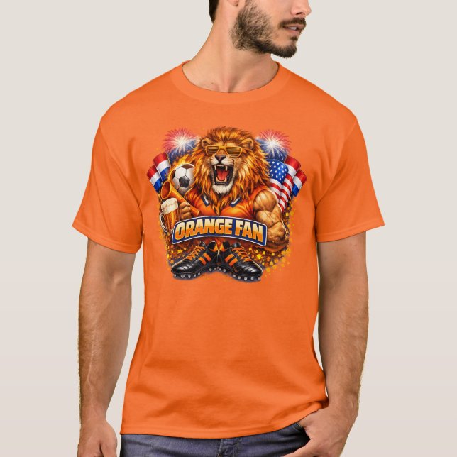 Camiseta Aficionado naranja (Anverso)