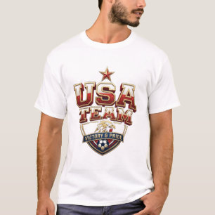 Camiseta Aficionado Patriótico Estadounidense