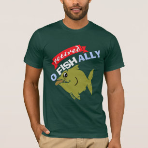 Camiseta aficionado retirado de la pesca