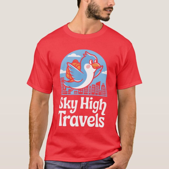 Camiseta Aficionados a la migración de aves Migratorias ret (Anverso)