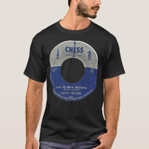 Camiseta Aficionados a la música azul fangosos de las aguas
