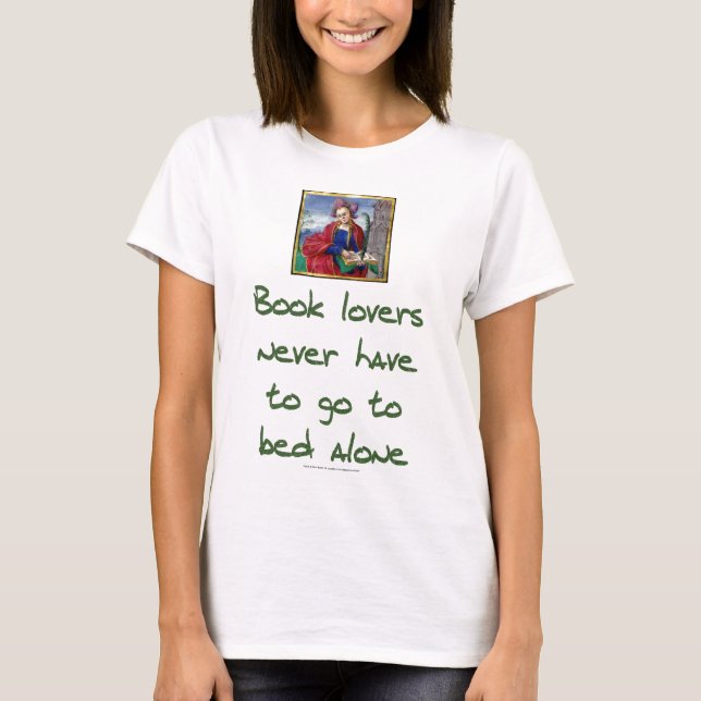 Camiseta Aficionados a los libros, (Anverso)