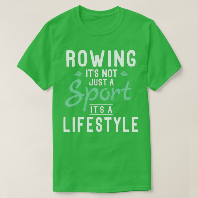 Camiseta Aficionados a Rowing Team Rower se divierten (Diseño del anverso)