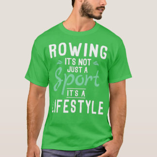 Camiseta Aficionados a Rowing Team Rower se divierten