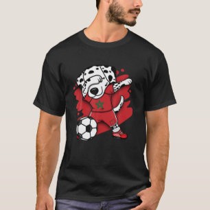 Camiseta Aficionados al fútbol de Marruecos en Dabbing Dalm