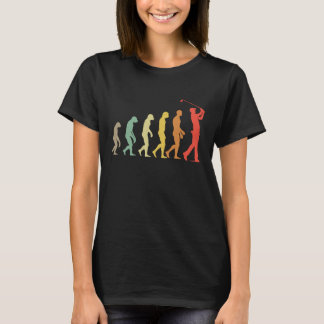 Camiseta Aficionados al golf evolución Golfista Bolas de go