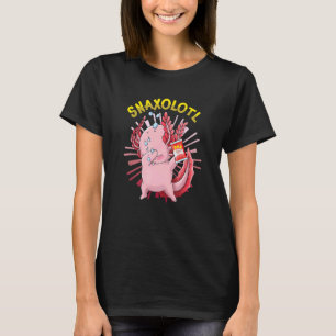 Camiseta Aficionados al Snaxolotl Snack Aquarium Anfibio Ax