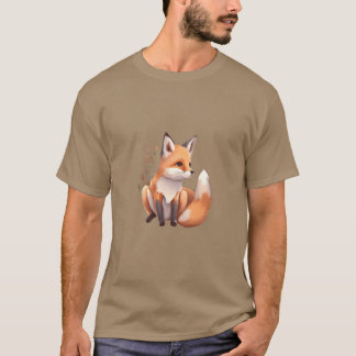 Camiseta Aficionados de Animales Salvajes Cute Vulpes Amant