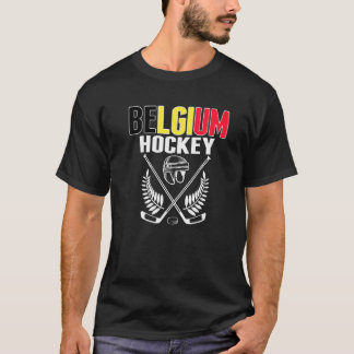 Camiseta Aficionados de Hockey sobre Hielo de Bélgica Orgul