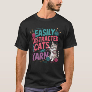 Camiseta Aficionados de la costura se distraen fácilmente c