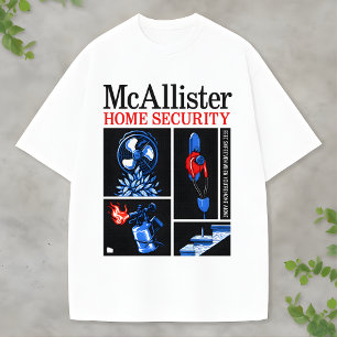 Camiseta Aficionados de la película Gráfica de Seguridad en