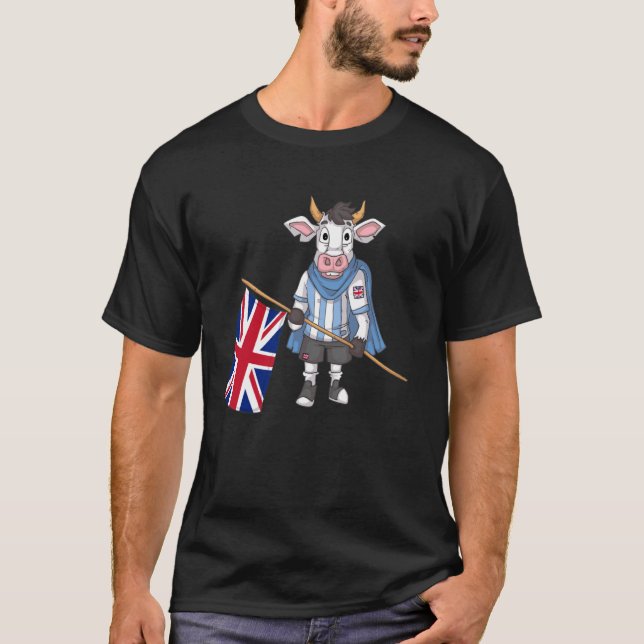 Camiseta Aficionados de vaca de Inglaterra (Anverso)