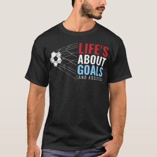 Camiseta Aficionados Patrióticos Vidas Sobre Goles Y Asiste