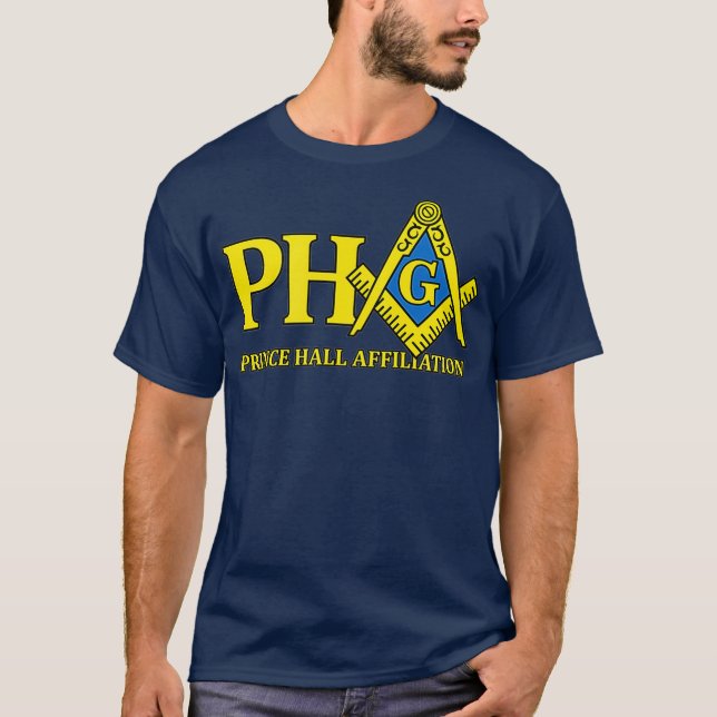 Camiseta Afiliación Masónica de PHA Prince Hall Freemason (Anverso)