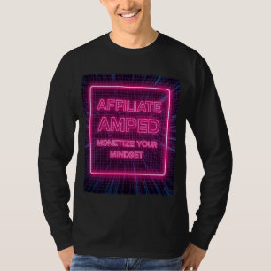 Camiseta Afiliado Amped: funda larga de diseño futurista