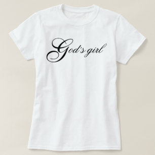 Camiseta afirmación de escritura estética angelical "chica