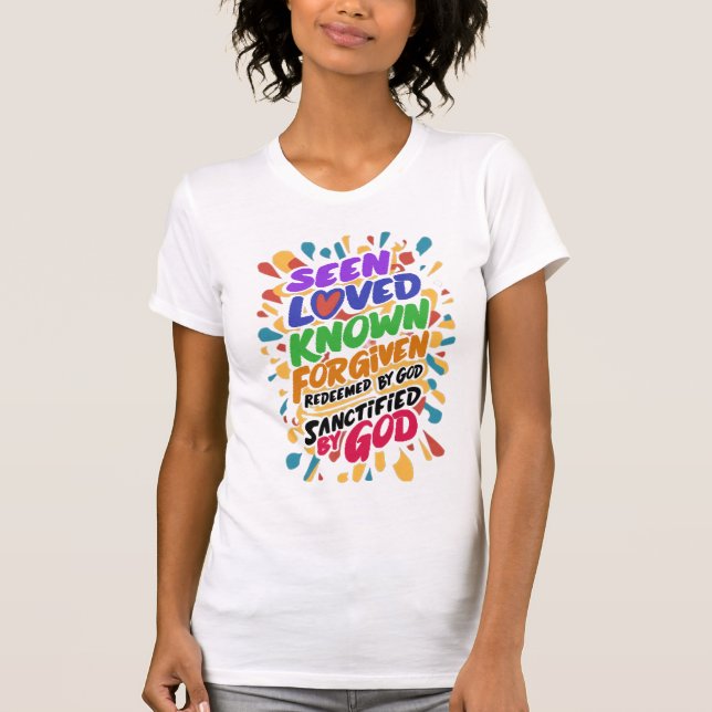 Camiseta Afirmación divina: Abrazando la identidad espiritu (Anverso)