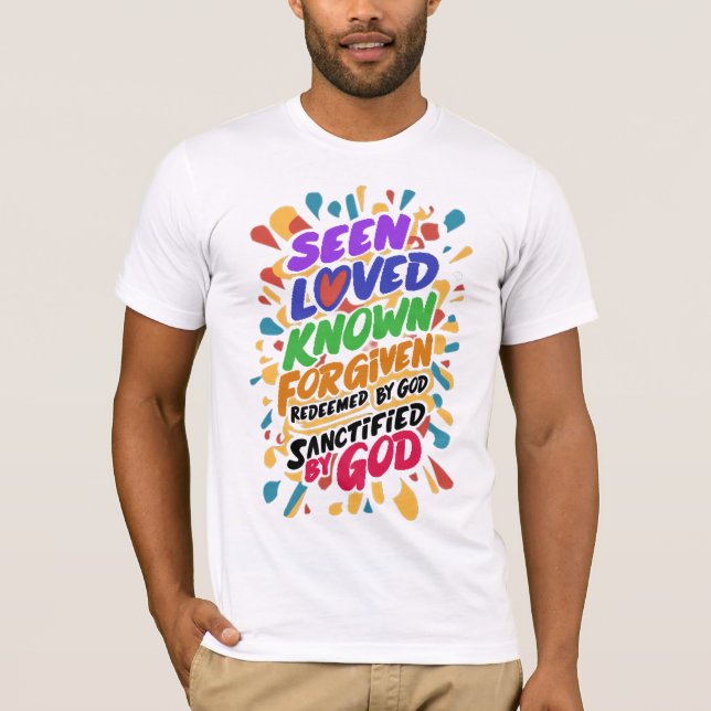 Camiseta Afirmación divina: Abrazando la identidad espiritu (Anverso)