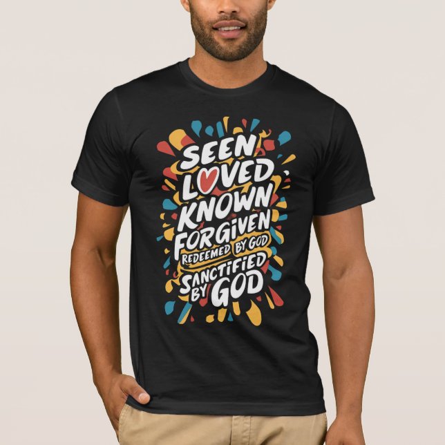 Camiseta Afirmación divina: Abrazando la identidad espiritu (Anverso)