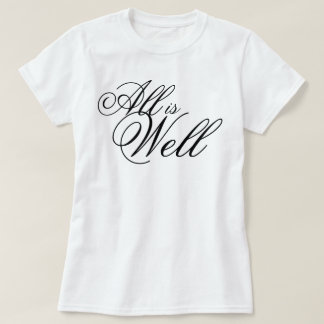 Camiseta afirmación estética de "Todo está bien"